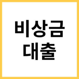 카카오뱅크 비상금 대출 금리