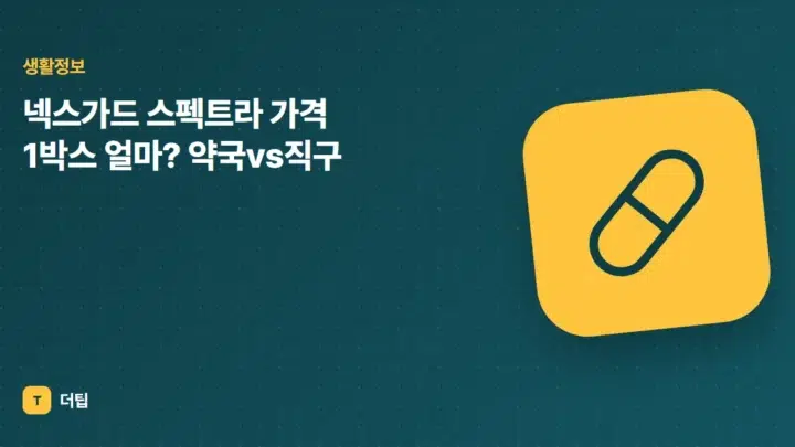 넥스가드 스펙트라 가격 1박스 얼마? 약국vs직구